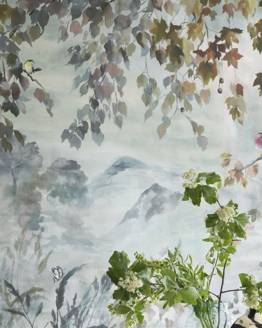 Mural con estilo Botánico modelo MIYAKO SCENE 1 de la marca Designers Guild
