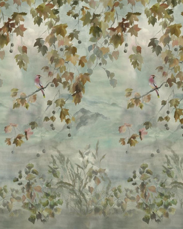Mural con estilo Botánico modelo MIYAKO SCENE 2 de la marca Designers Guild