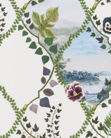 Papel Pintado con estilo Botánico modelo COUP DE VENT de la marca Christian Lacroix