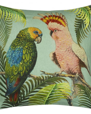 PARROT AND PALM Cojines