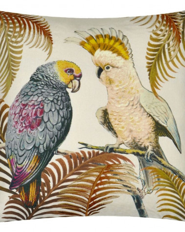 Cojín Parrot And Palm de la marca John Derian de estilo Animales