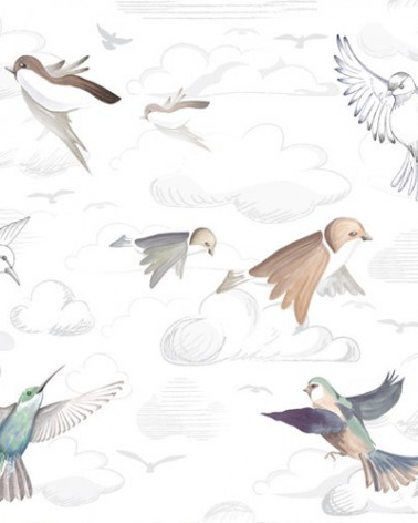 Papel Pintado Flying Freedom de la marca Atelier Wall de estilo Juvenil y Animales