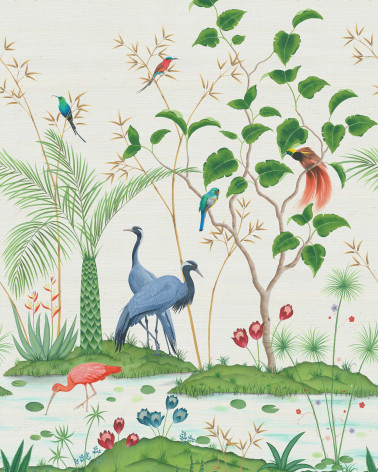 Murales MIRAGE GRASSCLOTH de Osborne & Little estilo Animales