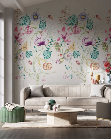 Murales QUINTESSENCE de Harlequin estilo Flores