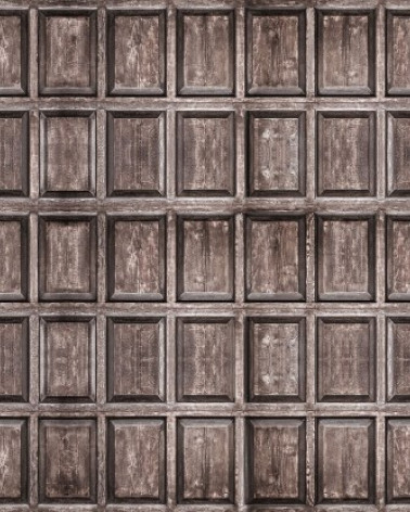 Murales Old Wood Panels de Les Dominotiers estilo Geométrico