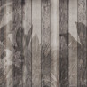 Murales Tropical Dark Wood Wall de Les Dominotiers estilo Madera