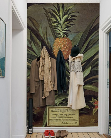 Murales Pineapple de Les Dominotiers estilo Vintage