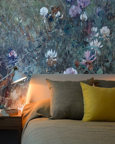 Murales Blooming Clover de Les Dominotiers estilo Flores