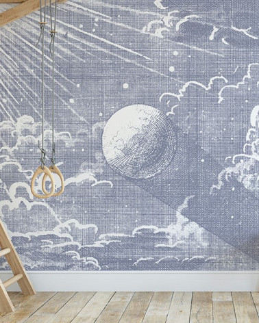 Murales Starmap de Les Dominotiers estilo Paisaje