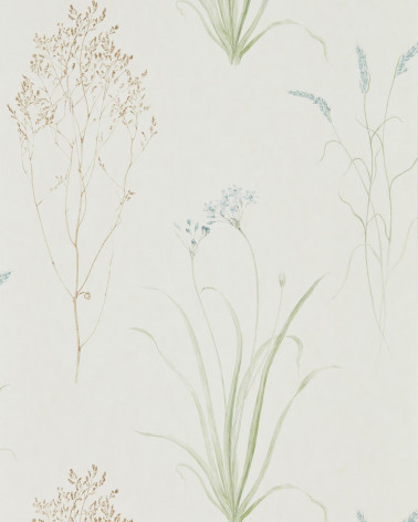 Papel Pintado FARNE GRASSES de Sanderson estilo Botánico