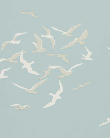 Papel Pintado LARINA de Sanderson estilo Pájaros