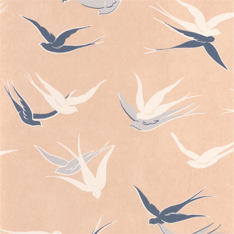 Papel Pintado SWALLOW de Casadeco estilo Pájaros