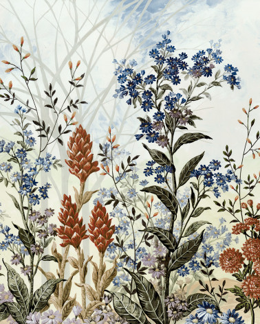 Murales Folía de Tres Tintas estilo Botánico