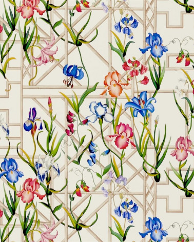 Papel Pintado FRETWORK GARDEN de Christian Lacroix estilo Botánico