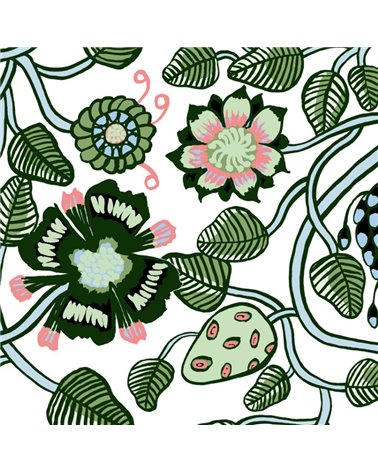 Papel Pintado PIENI TIARA de Marimekko estilo Flores
