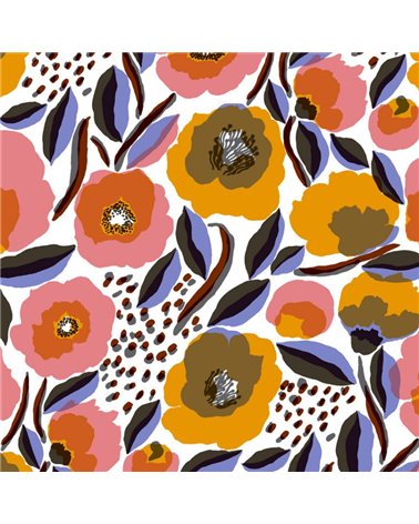 Papel Pintado ROSARIUM de Marimekko estilo Flores