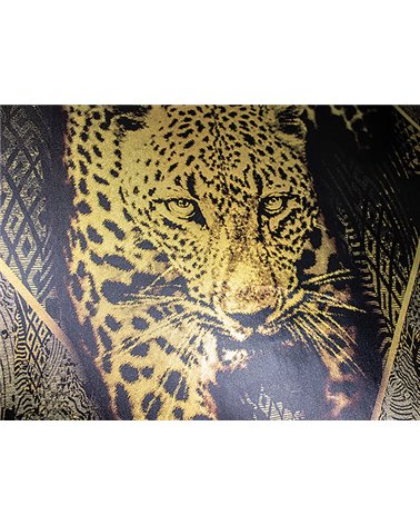Murales GOLD LEOPARD  de Roberto Cavalli estilo Animales