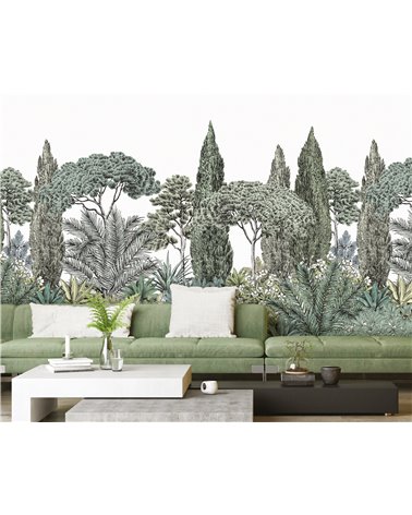 Murales RIVIERA de Isidore Leroy estilo Botánico