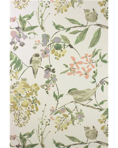 Papel Pintado PENGLAI de Nina Campbell estilo Pájaros