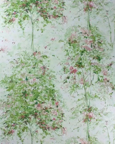 Papel Pintado LOCHWOOD de Nina Campbell estilo Arboles