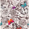 Murales BUTTERFLY GARDEN de Osborne & Little estilo Flores
