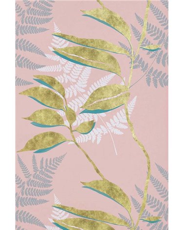 Papel Pintado FEUILLE D'OR de Osborne & Little estilo Botánico