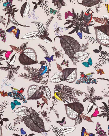 Papel Pintado BIRD SONG de Osborne & Little estilo Botánico