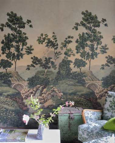 Murales CASTLE SCENE 2 de John Derian estilo Paisaje