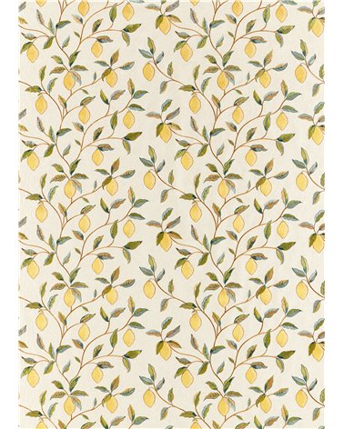 Tela Lemon Tree Embroidery de Morris & Co
