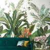 Murales Bird of Paradise Grasscloth Mural  de Wallquest estilo Tropical