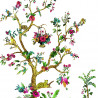 Murales Tanzania Tree of Life Grasscloth Mural de Wallquest estilo Arboles