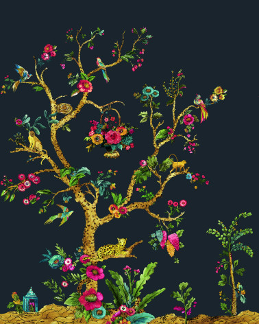 Murales Tanzania Tree of Life Mural de Wallquest estilo Arboles