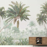 Mural de pared estilo Tropical BORABORA de Kara Ventura