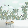 Mural de pared estilo Tropical TUCANO de Kara Ventura