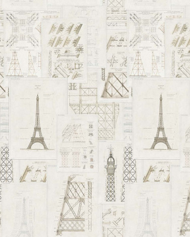 Mural con estilo Clásico modelo Grand Eiffel de la marca Mind the Gap