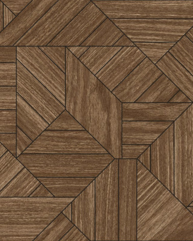 Papel Pintado con estilo Geometrico modelo Wood Geometric de la marca York Wallcoverings