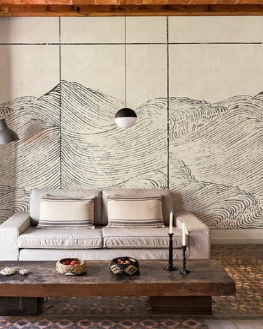 Mural con estilo Moderno modelo Waves de la marca Coordonné