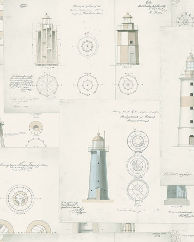 Papel Pintado con estilo Juvenil modelo lighthouse de la marca Borastapeter