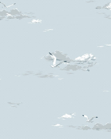 Papel Pintado con estilo Marinero modelo Seagulls de la marca Borastapeter