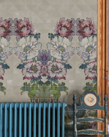 Mural con estilo Botánico modelo Espejismo modernista floral de la marca Coordonné