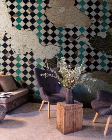 Mural con estilo Moderno modelo Tiles broken wall de la marca Coordonné