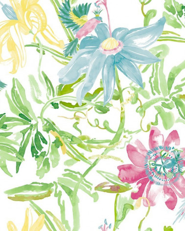 Papel Pintado con estilo Flores modelo Flowers de la marca Coordonné