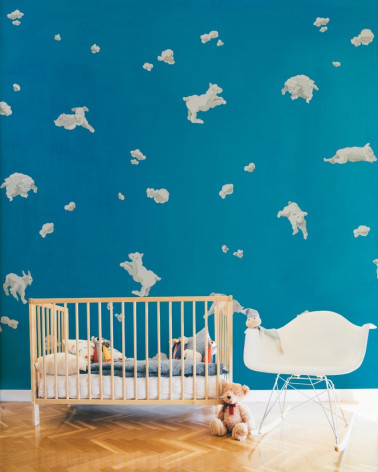 Mural con estilo Infantil modelo Cloudy Sheeps de la marca Coordonné