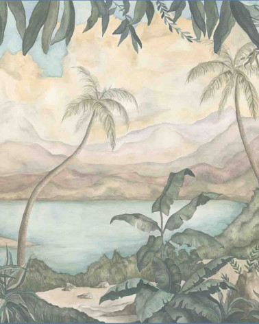 Mural con estilo Tropical modelo Alma de la marca Coordonné