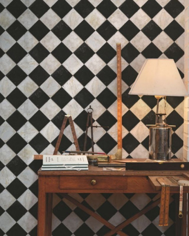 Papel Pintado con estilo Cuadros modelo Marble chess de la marca Coordonné