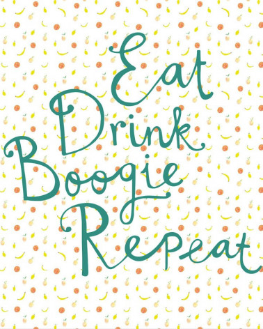 Paneles Eat Drink Boogie Repeat de Eijffinger