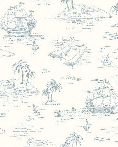 Papel Pintado Treasure Island de la marca Borastapeter