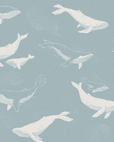 Papel Pintado Whales de la marca Borastapeter