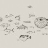 Murales Sea Current de estilo Animales y Marinero de la marca Coordonné