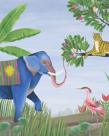Mural de pared Jungle Friends